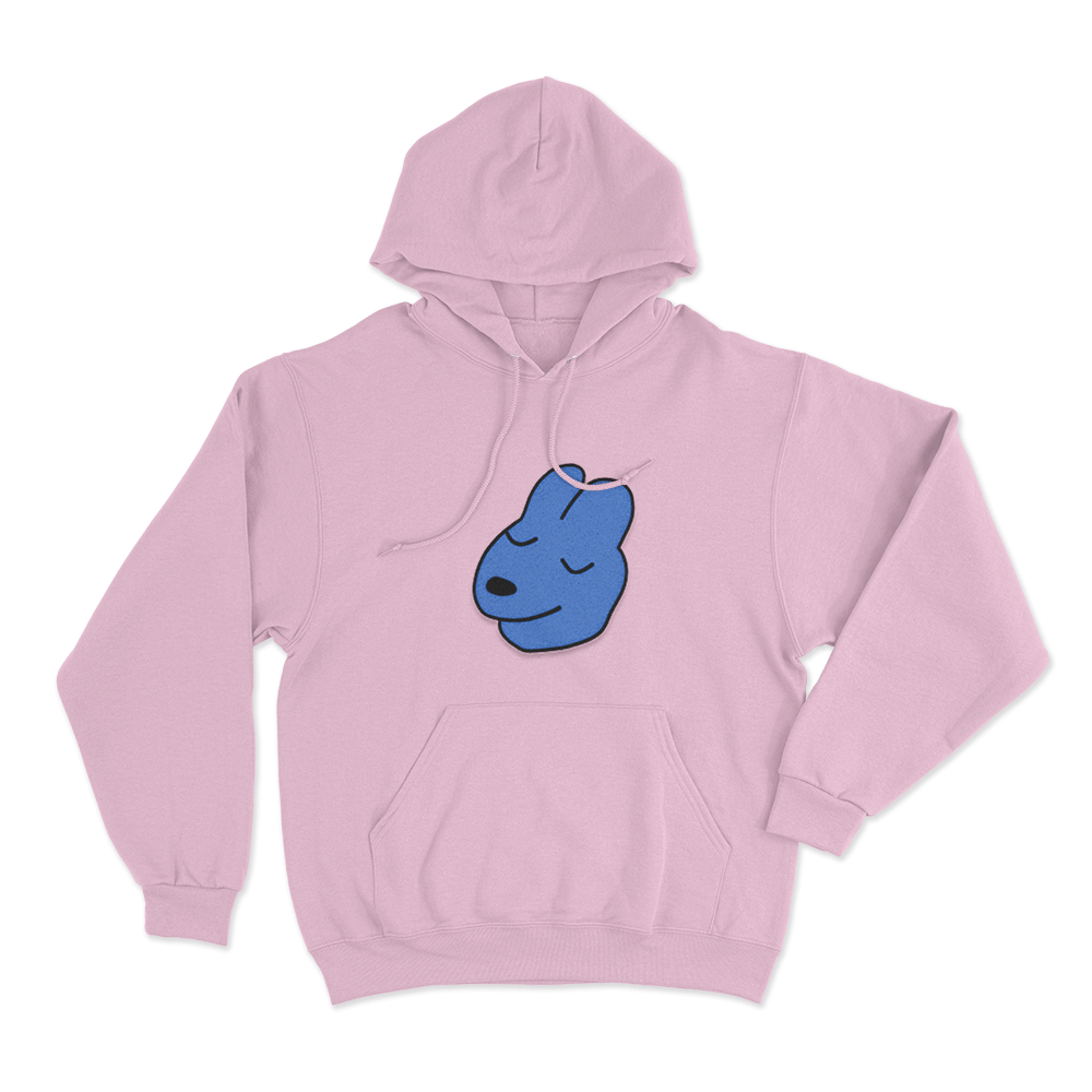 Dog Head Unisex Hoodie Pink Dog Head Unisex Hoodie Pink