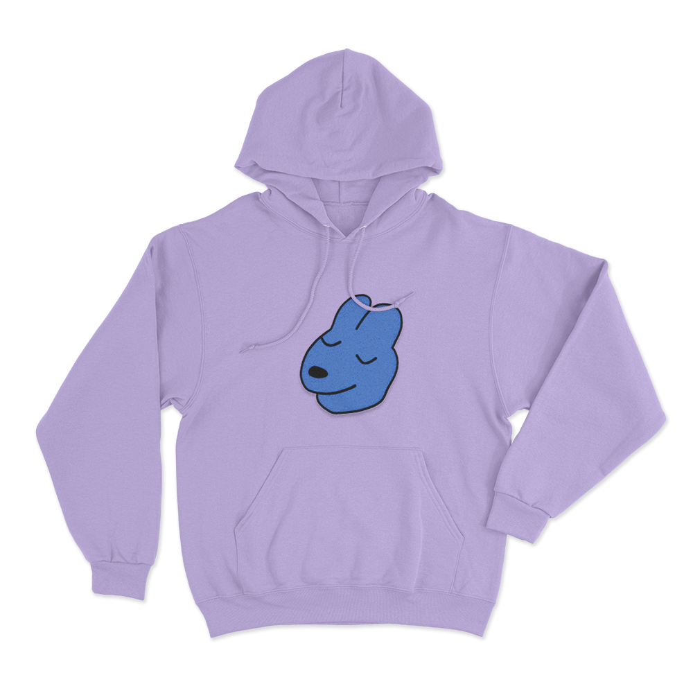 Dog Head Unisex Hoodie Purple Dog Head Unisex Hoodie Purple