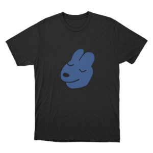 Dog Head Unisex T Shirt Black