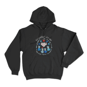 Gutterball Lanes Bowling Unisex Hoodie Black