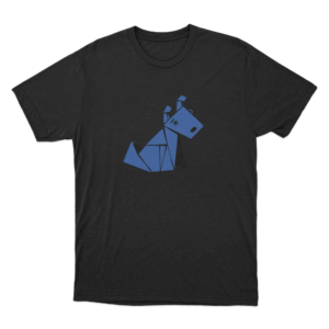 Jasper Origami Unisex T Shirt Black