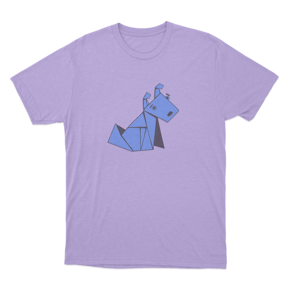 Jasper Origami Unisex T Shirt Purple Jasper Origami Unisex T Shirt Purple