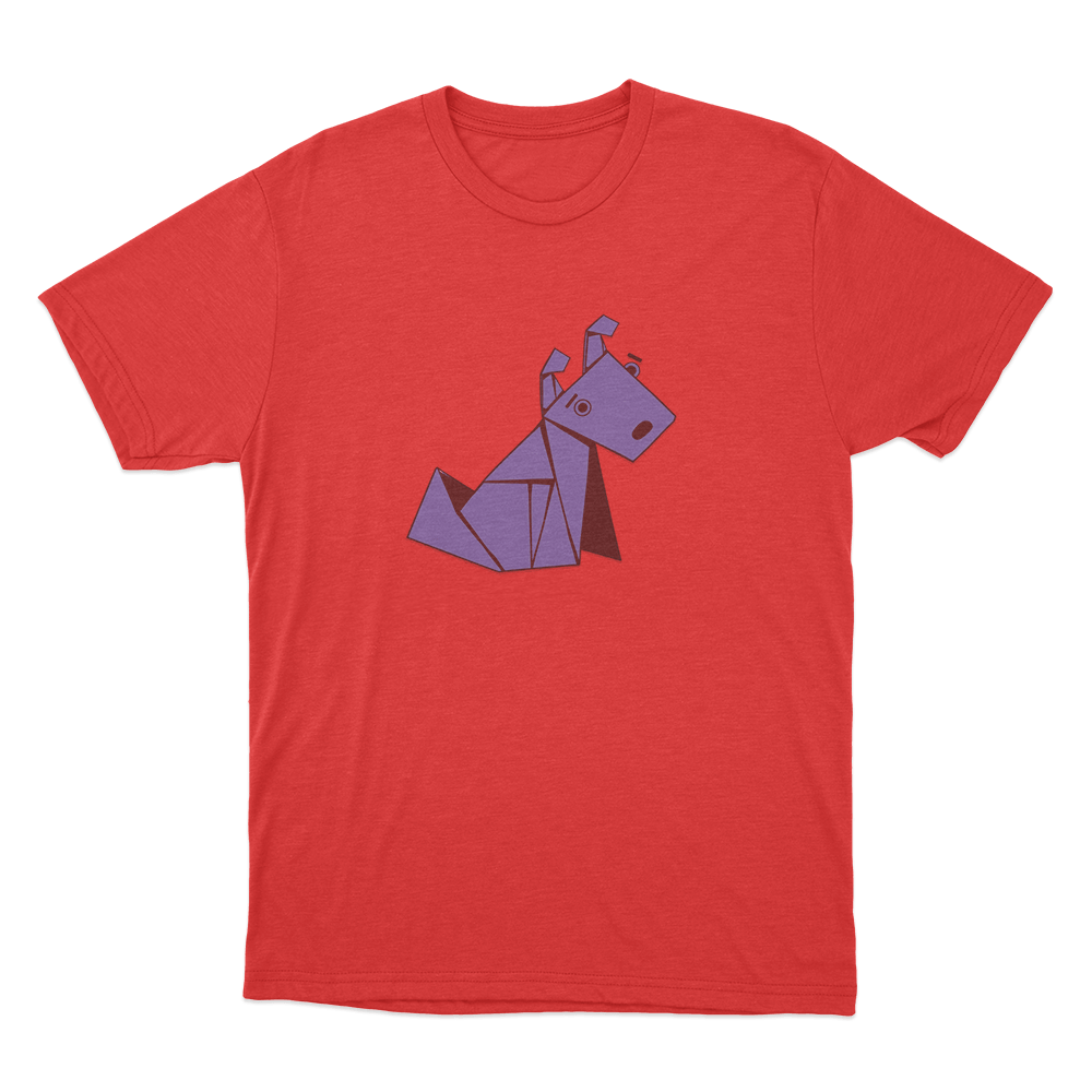 Jasper Origami Unisex T Shirt Red Jasper Origami Unisex T Shirt Red