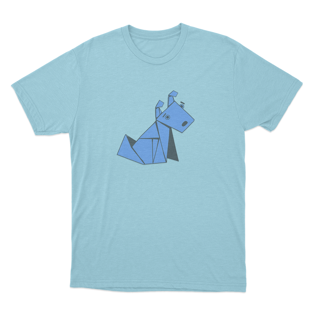 Jasper Origami Unisex T Shirt Sky Blue Jasper Origami Unisex T Shirt Sky Blue