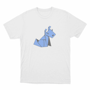 Jasper Origami Unisex T Shirt White