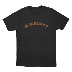 Marriott Logo Unisex T Shirt Black