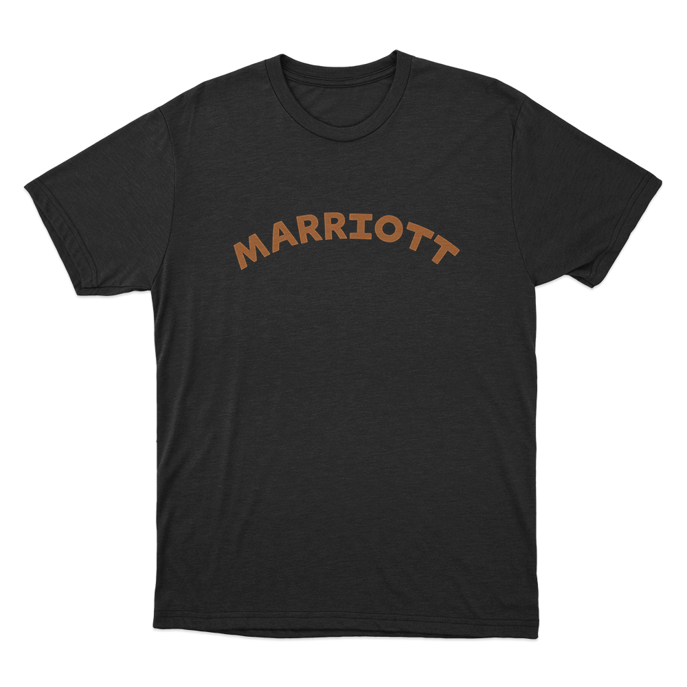 Marriott Logo Unisex T Shirt Black Marriott Logo Unisex T Shirt Black