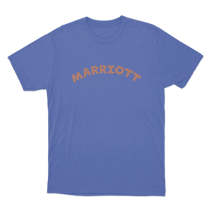 Marriott Logo Unisex T Shirt Blue