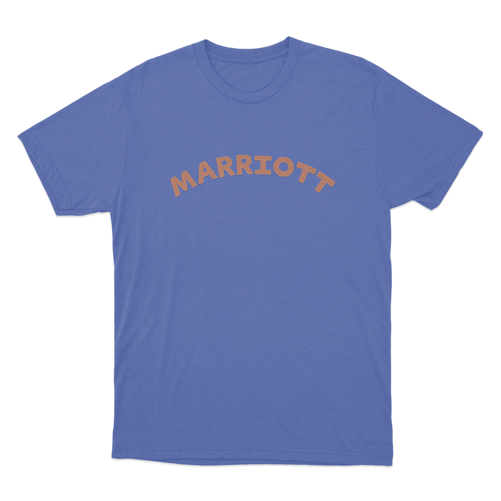 Marriott Logo Unisex T Shirt Blue Marriott Logo Unisex T Shirt Blue