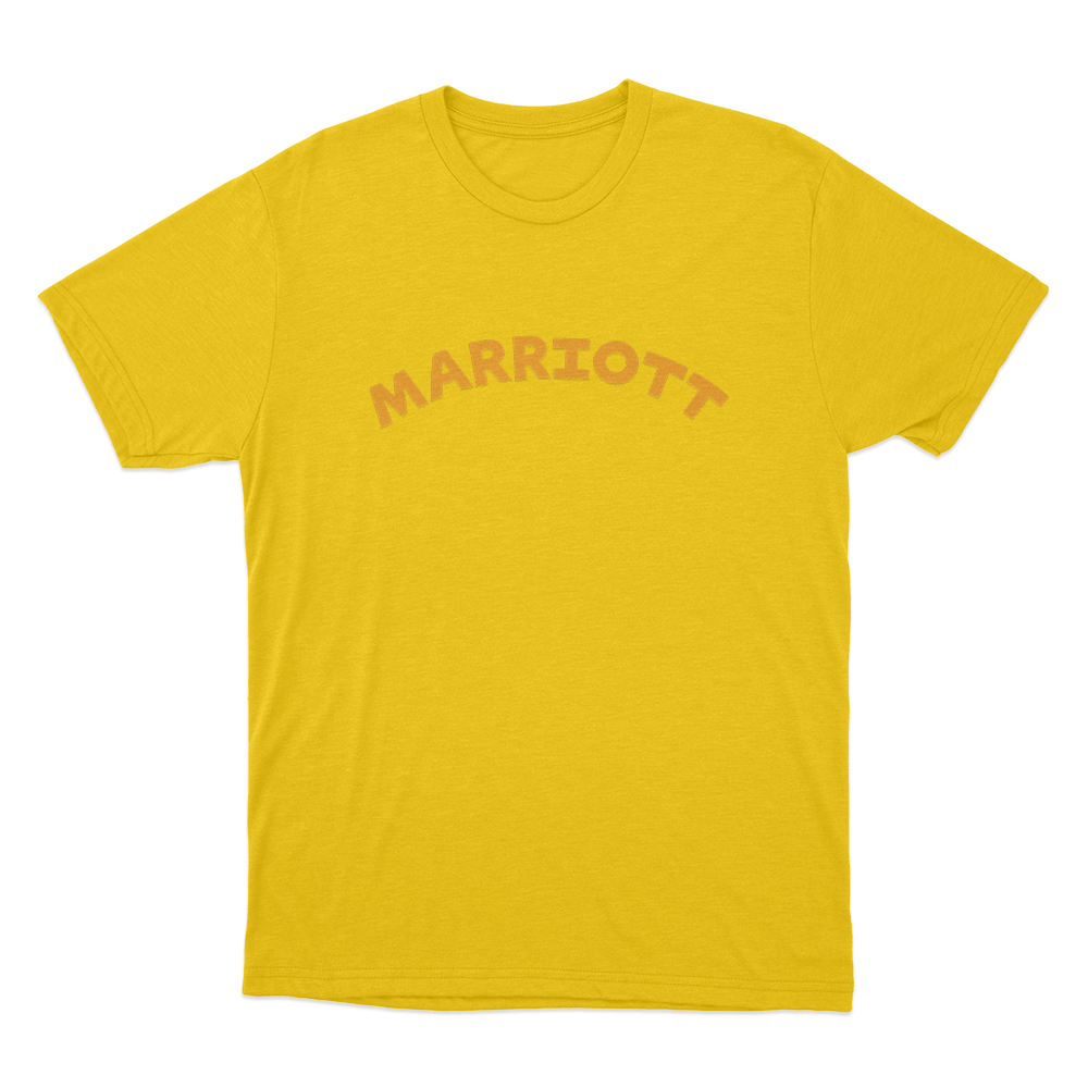 Marriott Logo Unisex T Shirt Yellow Marriott Logo Unisex T Shirt Yellow