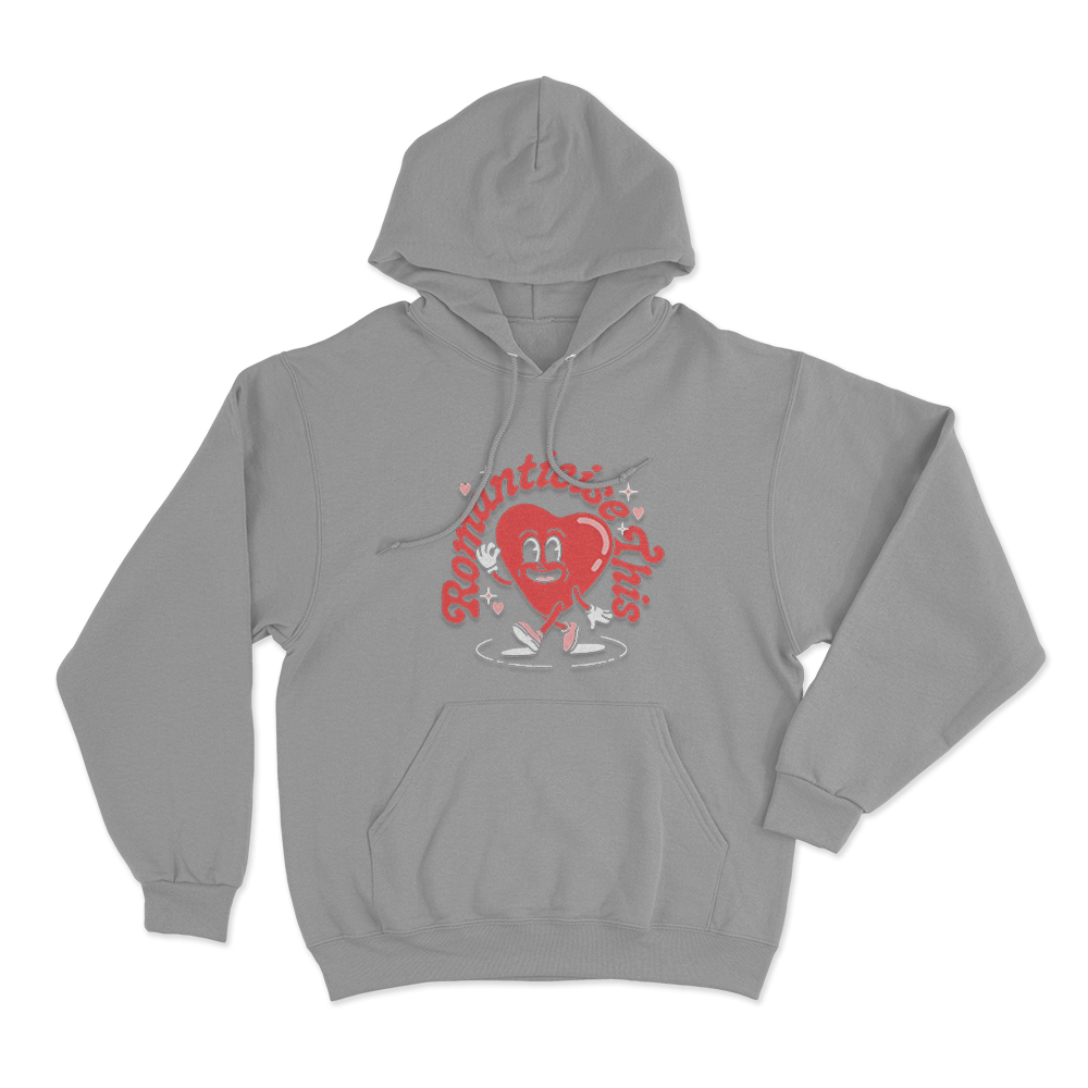 Romanticise This Unisex Hoodie Grey Romanticise This Unisex Hoodie Grey