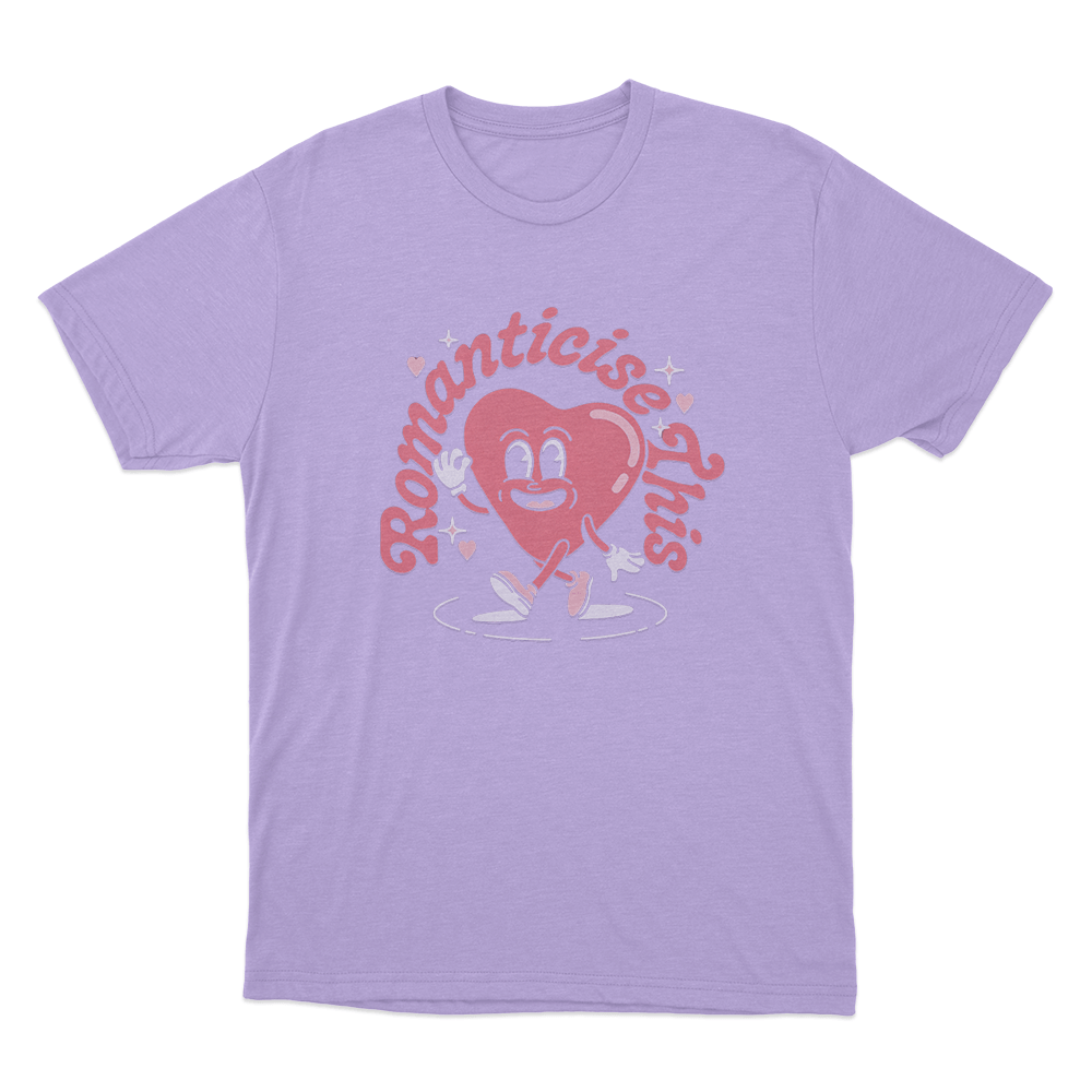 Romanticise This Unisex T Shirt Purple Romanticise This Unisex T Shirt Purple
